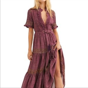 Free People Rare Feelings Maxi Dress 💜